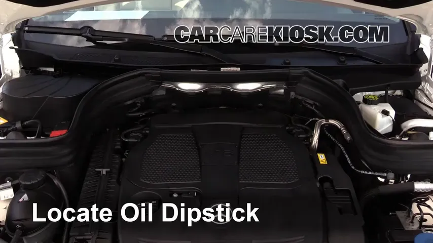 2014 Mercedes-Benz GLK350 4Matic 3.5L V6 Oil Check Oil Level